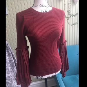 Super cute bell sleeved top